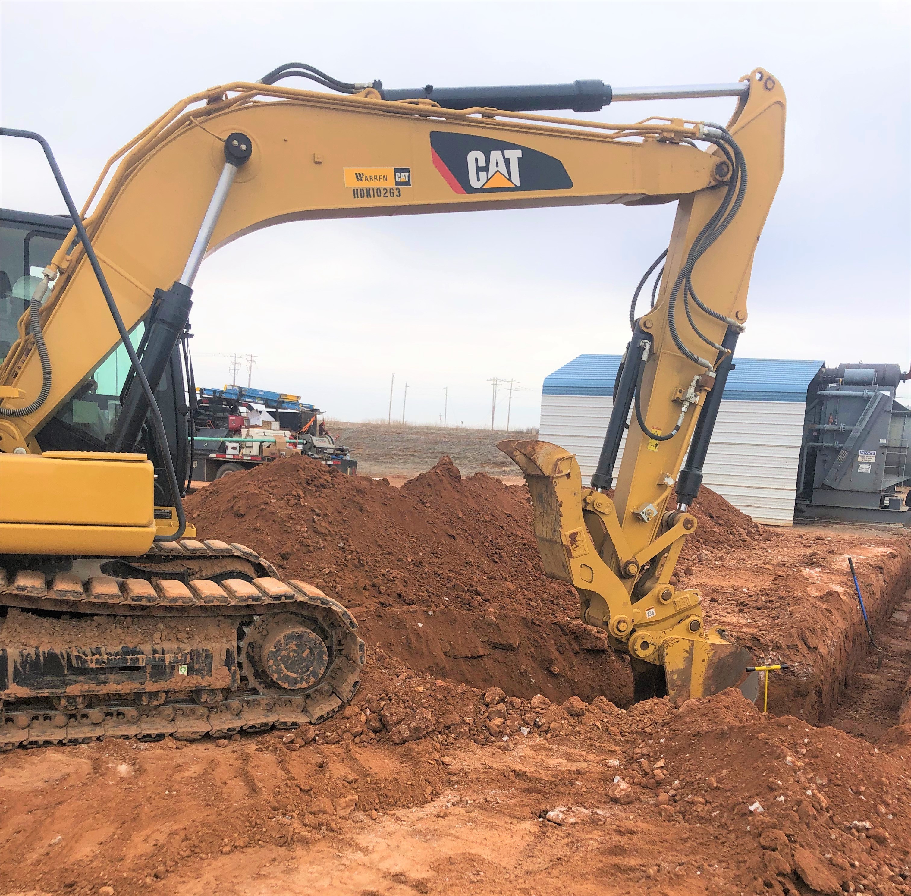 K&J Construction excavator work